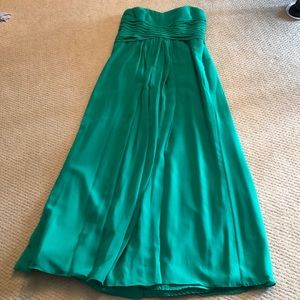 Chiffon prom / bridesmaid strapless dress